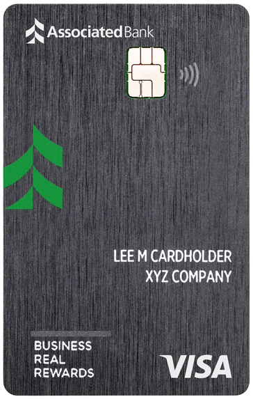 Associated Bank Business Real Rewards - Dark Gray credit card