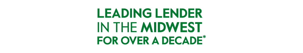 Leading lender In the midwest for over a decade