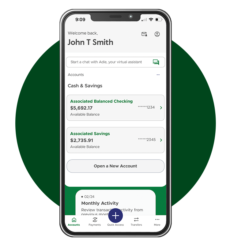 early pay on the mobile app